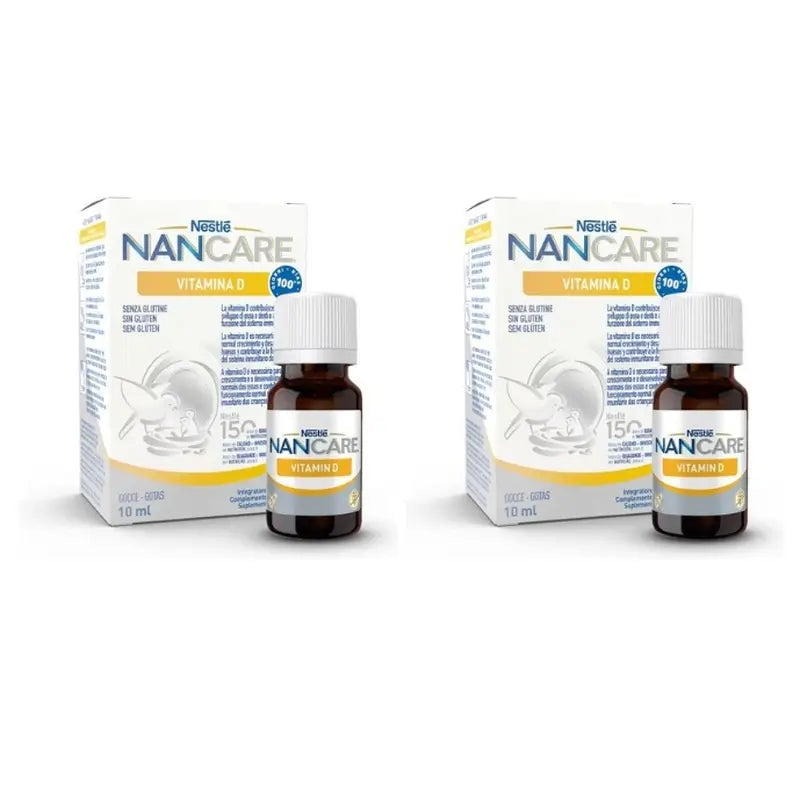 Nancare Nestlé Vitamine D, 2X10 Ml