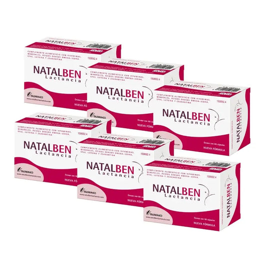 Natalben Lactation , 6 x 60 gélules