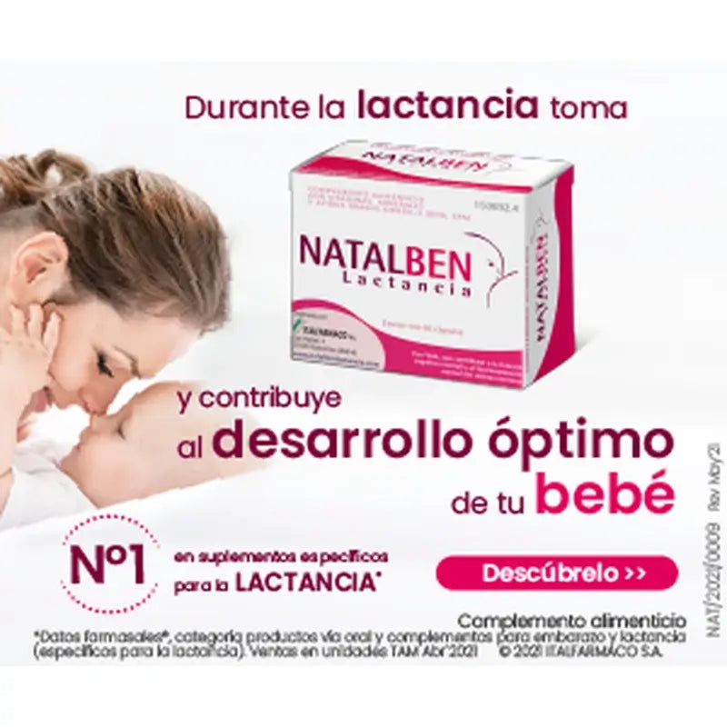Natalben Allaitement, 60 Capsules