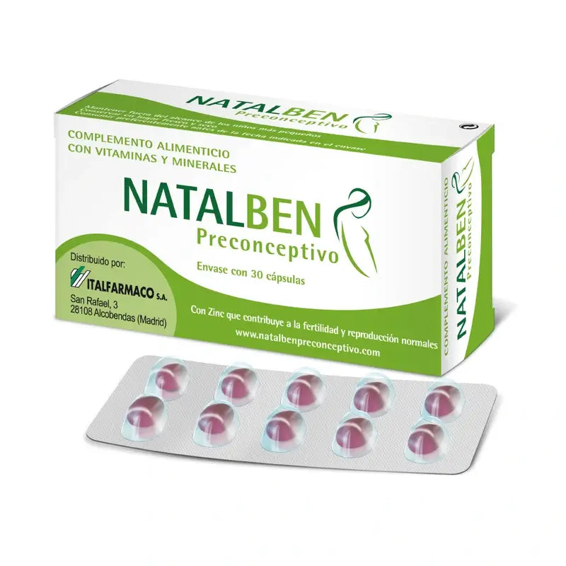 Natalben Preconceptive, 30 Capsules