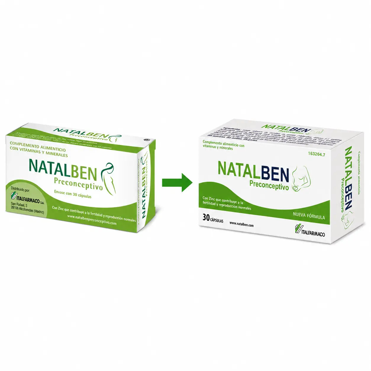 Natalben Preconceptive, 30 Capsules