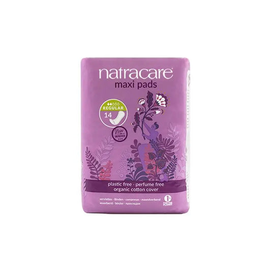 Natracare Regular Wingless Pad , 14 pcs