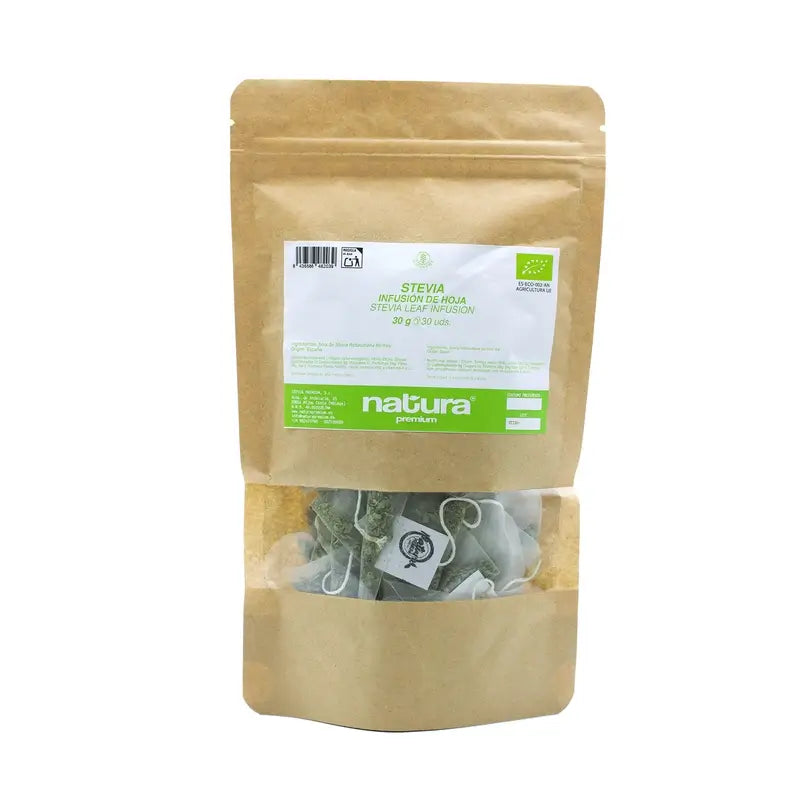 Infusion de stévia Natura Premium, 30 pièces