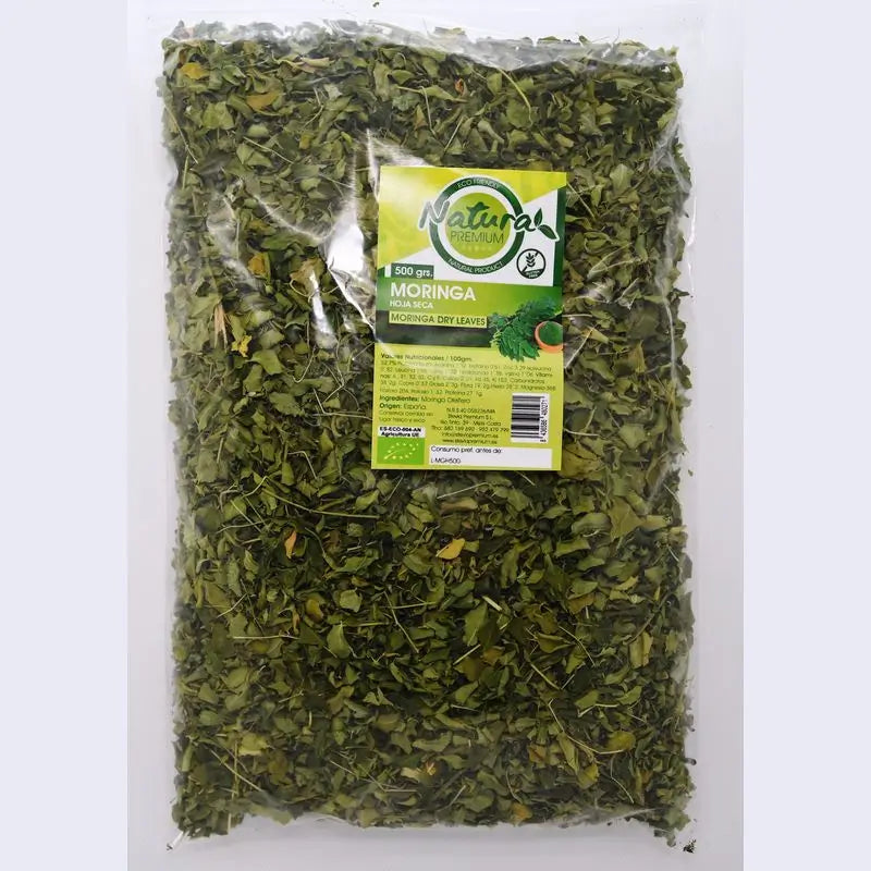 Natura Premium Moringa Dried Leaf Bio , 500 g