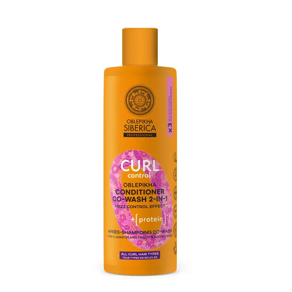 Natura Siberica Cowash 2 In 1 Conditioner With Protein Curl Control, 400 Ml