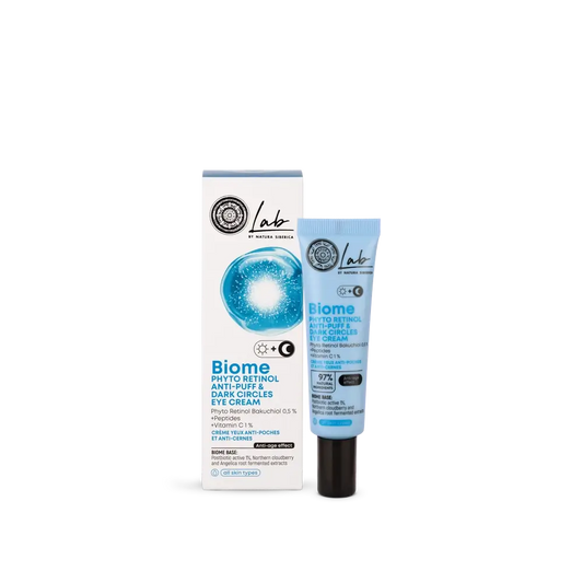 Natura Siberica Crème au Phytoretinol pour combattre les cernes et les poches autour des yeux, 30 Ml