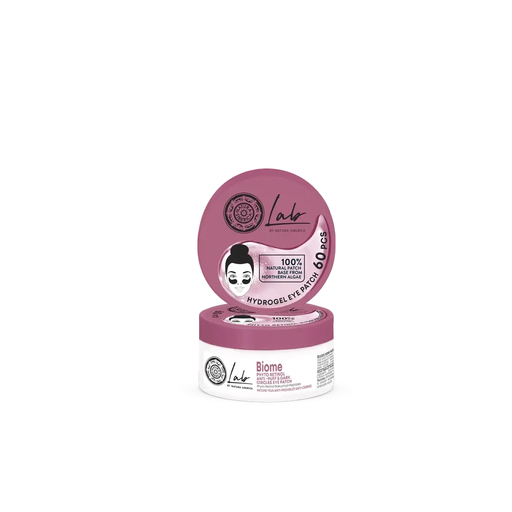 Natura Siberica Phytoretinol Patches Pour Combattre Les Cernes Et Les Poches Autour Des Yeux, 60 Unités.