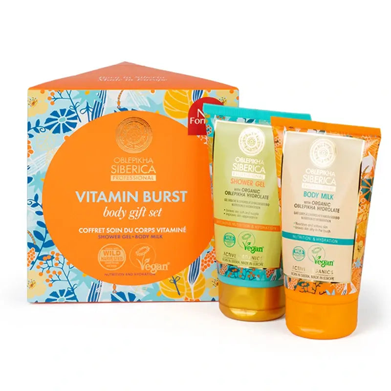 Coffret cadeau pour le corps Natura Siberica "Explosion de vitamines".