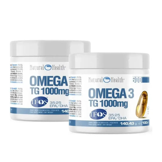 Natural Health Oméga-3 35 DHA/25 EPA TG IFOS, 2 x 100 gélules
