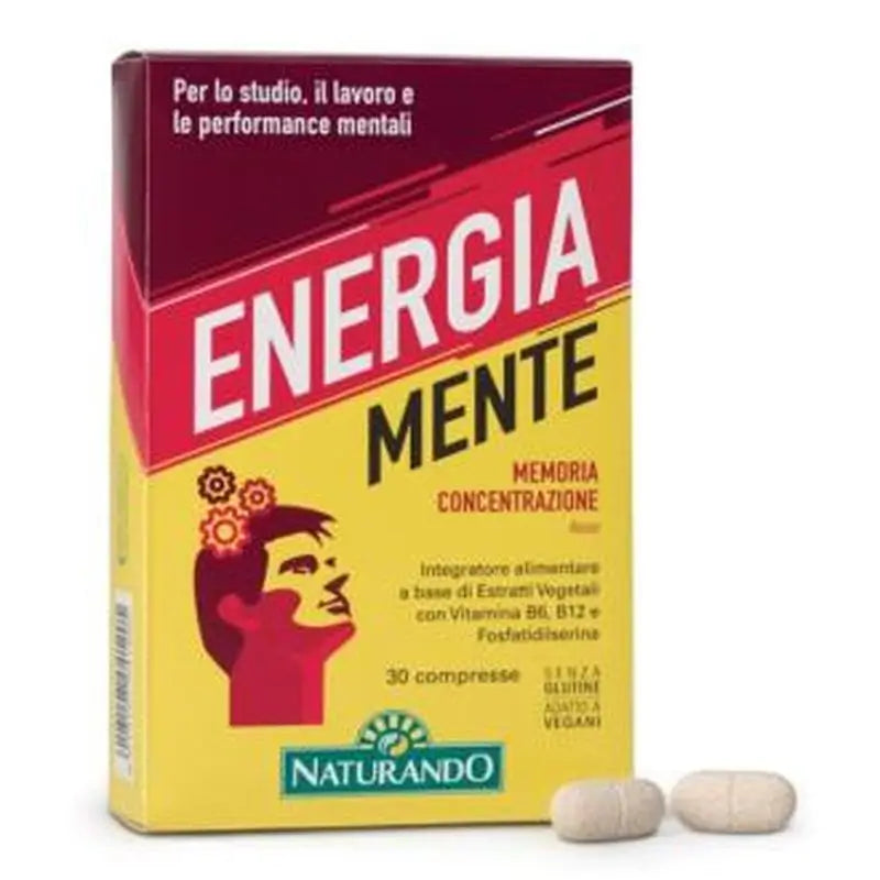 Naturando Energia Mente 30 Tablets