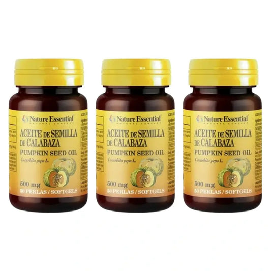Nature Essential Pumpkin Seed Oil Pack 3 x 50 perles