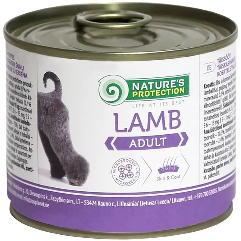Natures Protection Pour Chiens Adultes Agneau, 6X200G