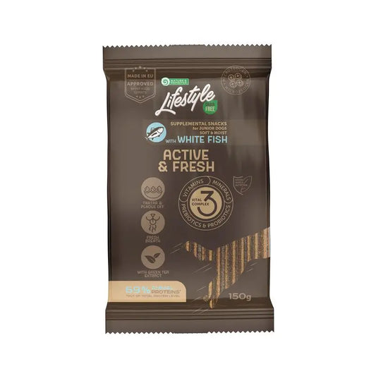 Natures Protection Snack Lifestyle sans céréales Active & Fresh, 150g
