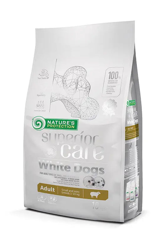 Natures Protection Superior Care White Dogs Adult Small Dogs & Mini Lamb 10Kg