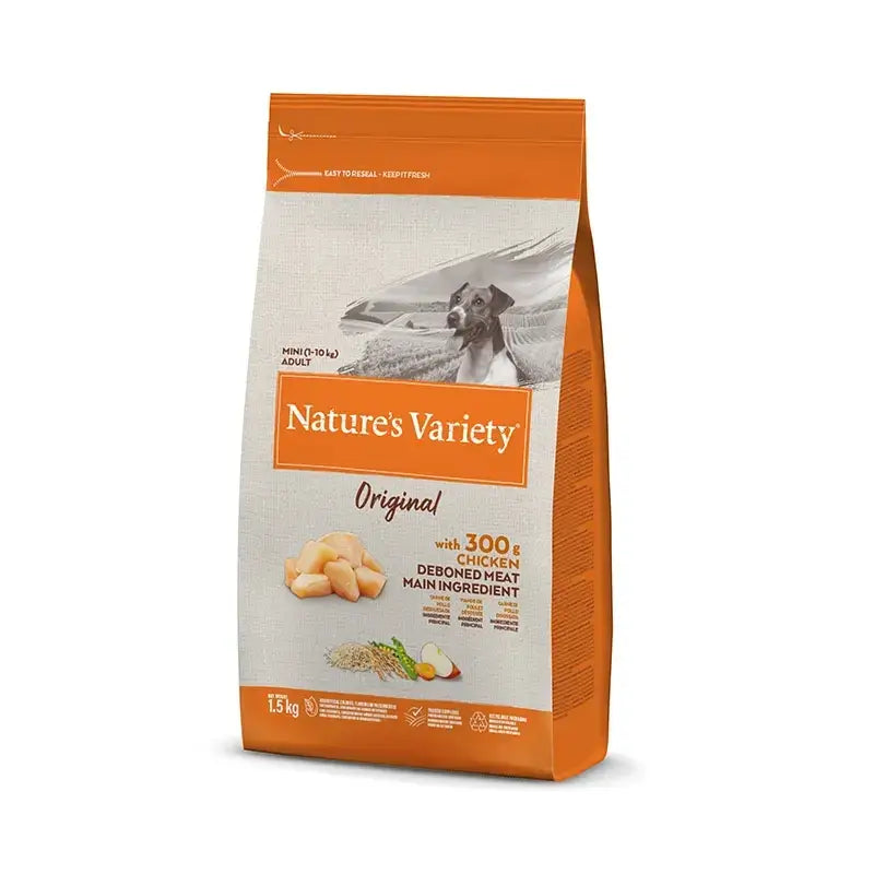 Nature's Variety Canine Original Adult Mini Chicken 1,5Kg, nourriture pour chien