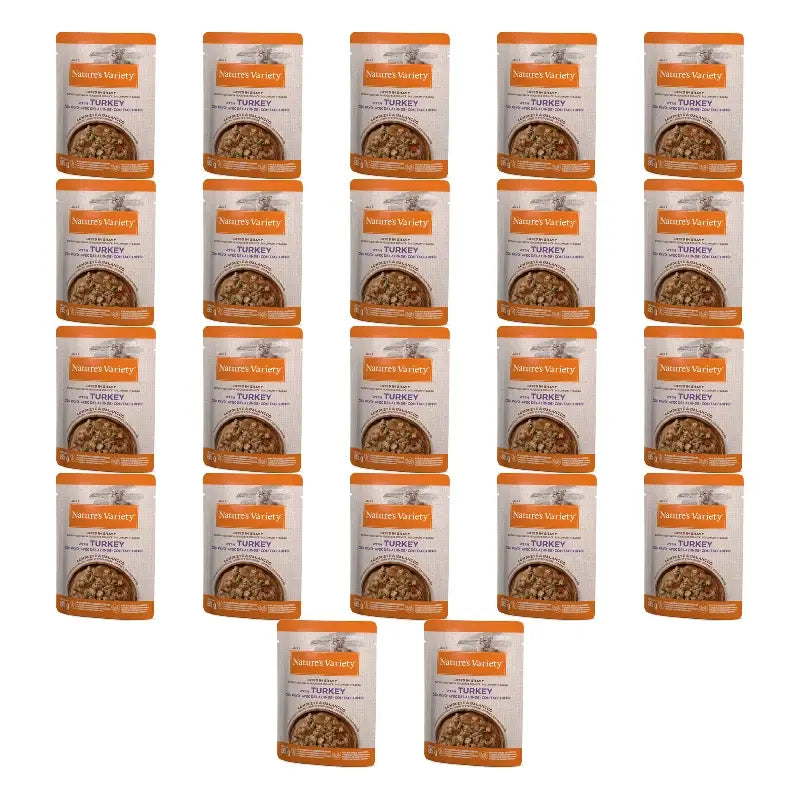 Nature'S Variety - Nourriture humide pour chats, à la dinde, portions individuelles, 22 x 85 g