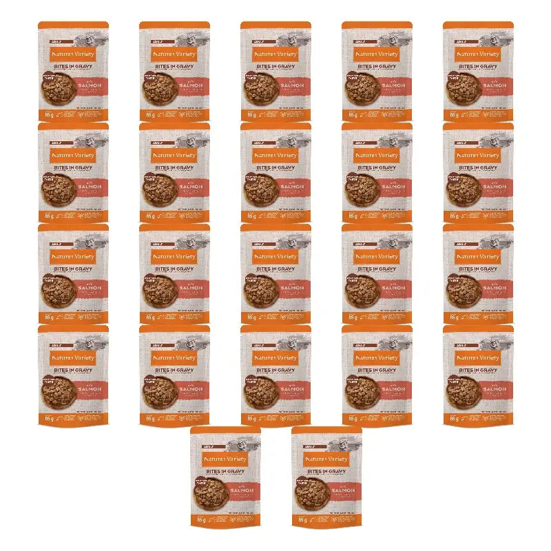 Nature'S Variety - Nourriture humide pour chats, au saumon, lot de 22 x 85 g