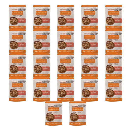 Nature'S Variety - Nourriture humide pour chats, au saumon, lot de 22 x 85 g