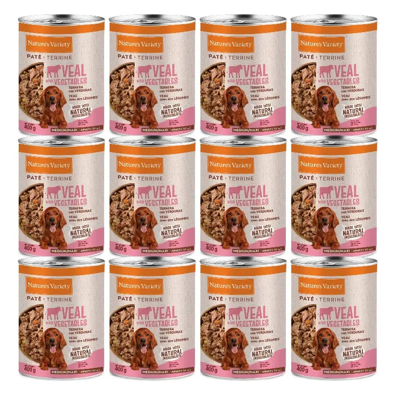 Nature'S Variety - Nourriture humide pour chiens, Medium, à la volaille, portions individuelles, 12 x 400 g