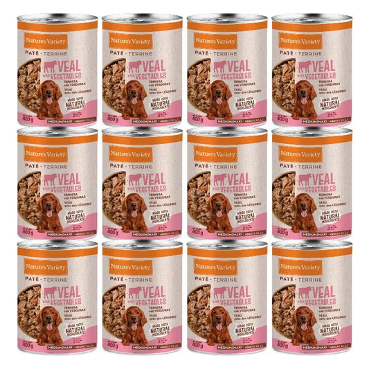 Nature'S Variety - Nourriture humide pour chiens, Medium, à la volaille, portions individuelles, 12 x 400 g