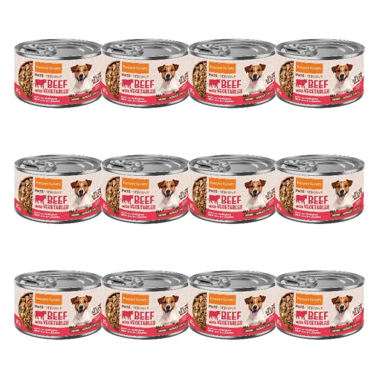 Nature'S Variety - Nourriture humide pour chiens, format mini, au bœuf, portions individuelles, 12 x 200 g