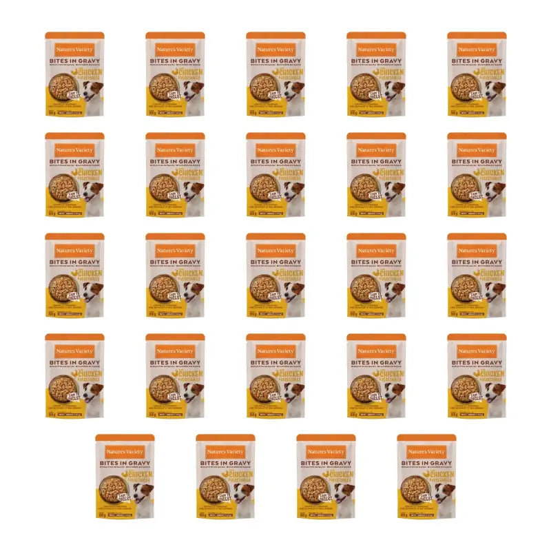 Nature's Variety Mini Poulet et Légumes, 100 g, lot de 24