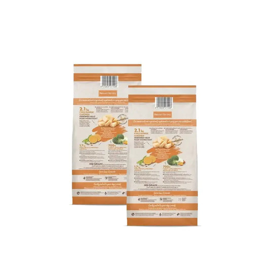 Nature's Variety Selected Adult Mini Poulet fermier - Croquettes pour chiens 7 kg, lot de 2
