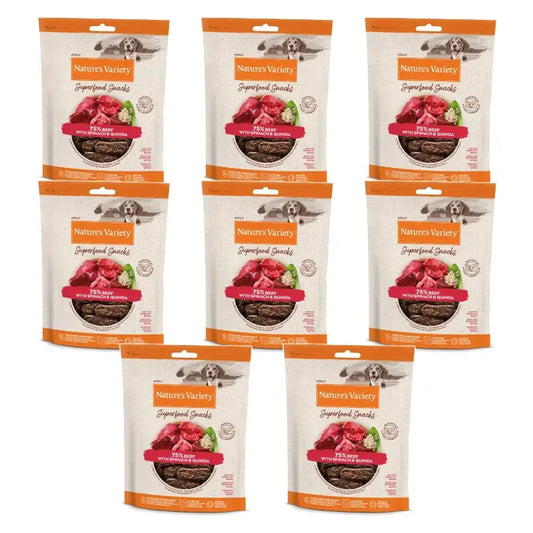 Nature'S Variety Snack Nvd Delibars Spfood Sncks Bœuf 0,070 kg, 8 x 70 g