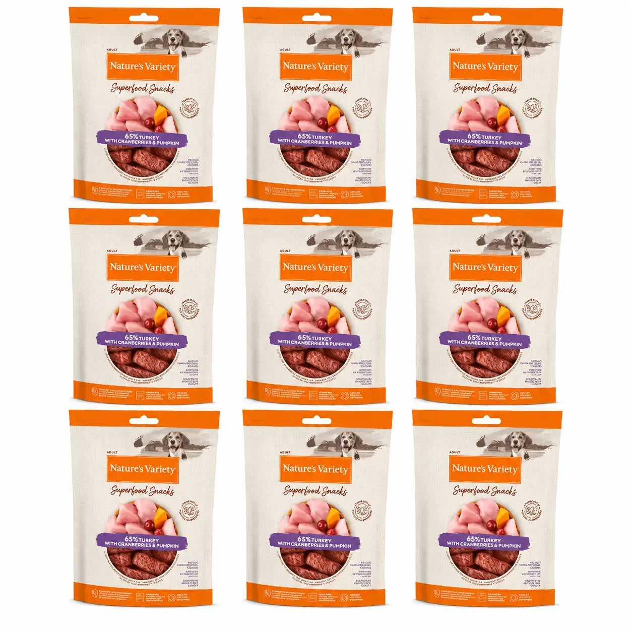 Nature'S Variety Snack Nvd Delibars Spfood Snk Turkey 0,070 kg, 9 x 70 g