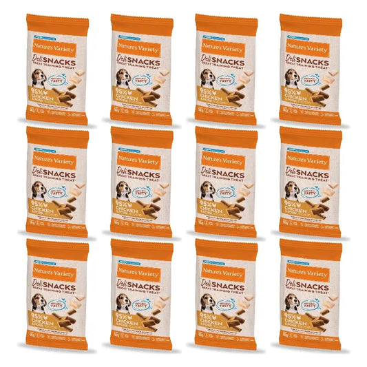 Nature'S Variety Friandises pour chiots, au poulet, naturelles, 12 x 50 g