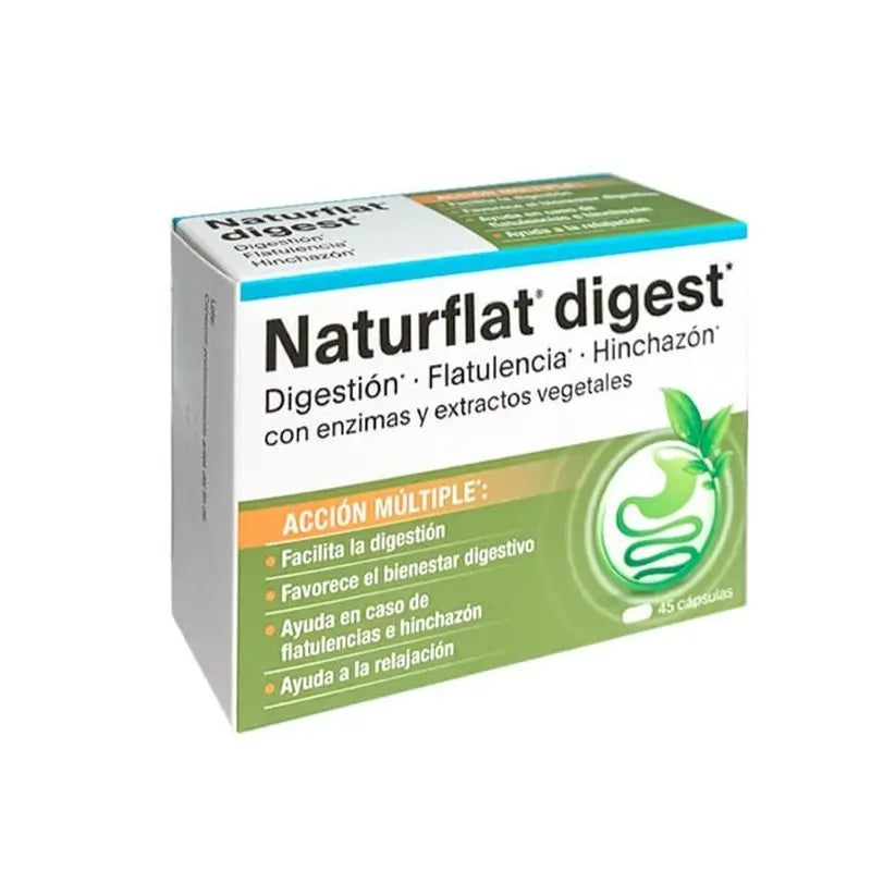 Naturflat Complément alimentaire digestif , 45 gélules