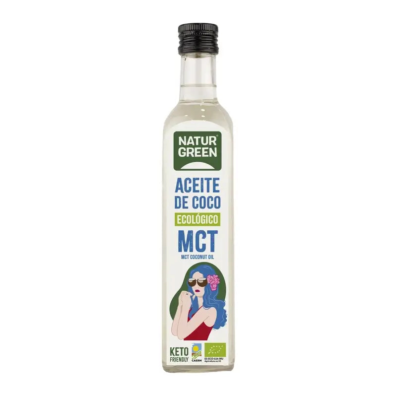 Naturgreen Huile de Coco Mct Bio, 500 ml