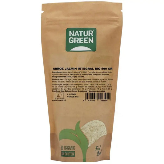 Naturgreen Riz brun au jasmin bio, 500 g
