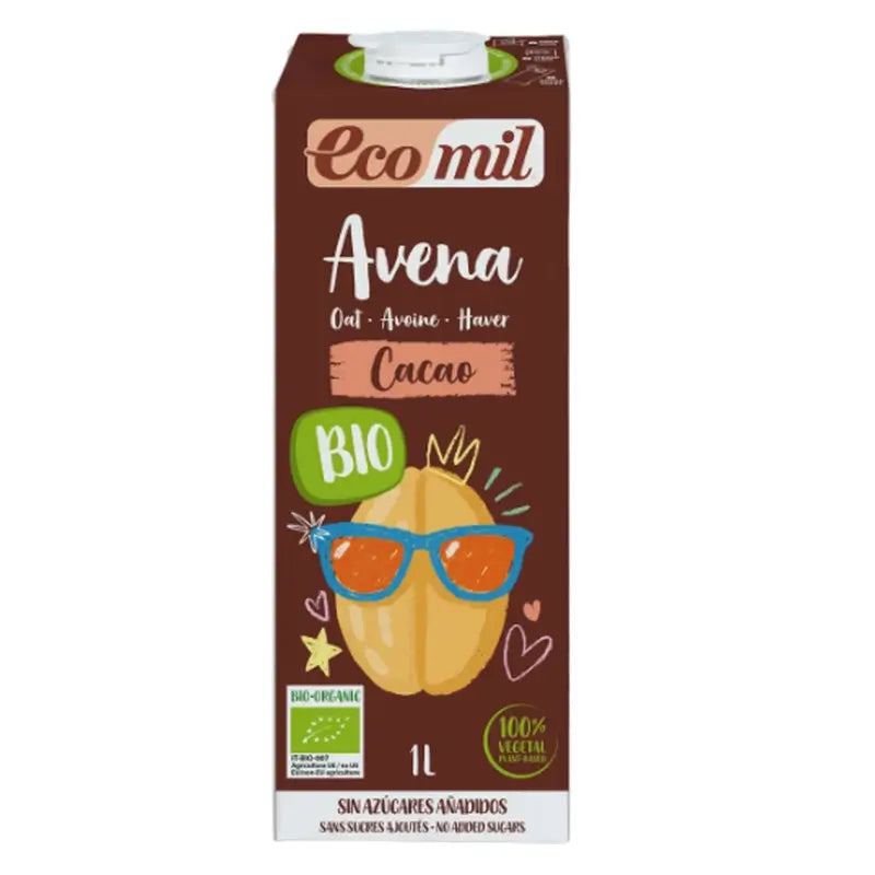 Ecomil Avoine/Avena Cacao Bio, 1 litre