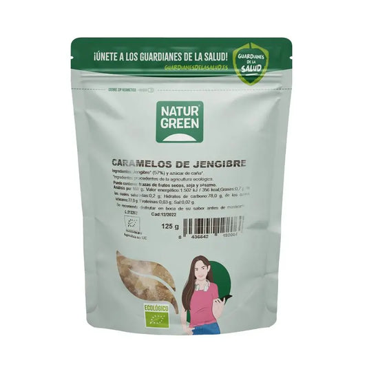 Naturgreen Bonbons au gingembre, 125 g