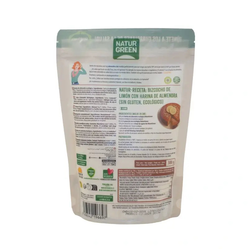 Naturgreen Farine d'amande biologique, 300 g