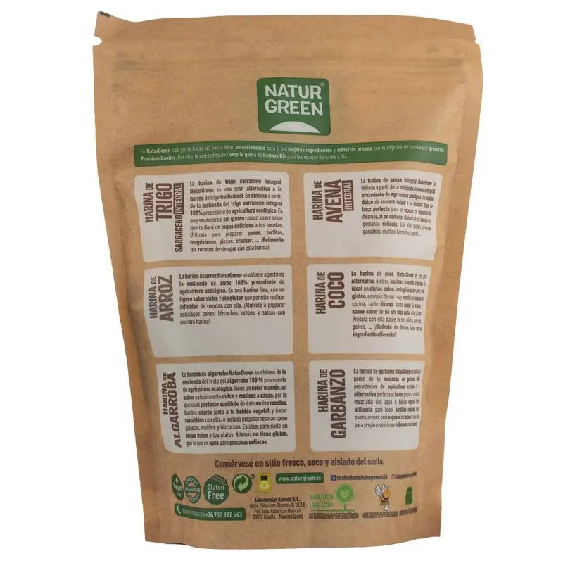 Farine de chanvre Naturgreen, 300 g