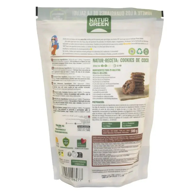 Farine de noix de coco Naturgreen, 500 g