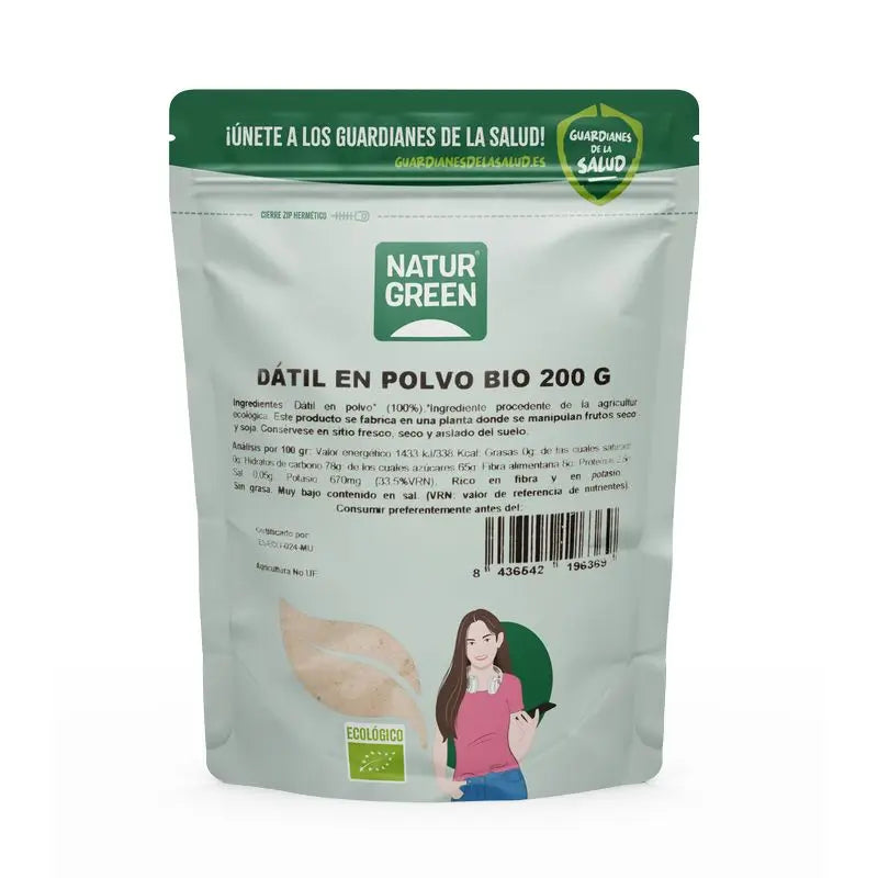 Naturgreen Farine de dattes bio, 200 g