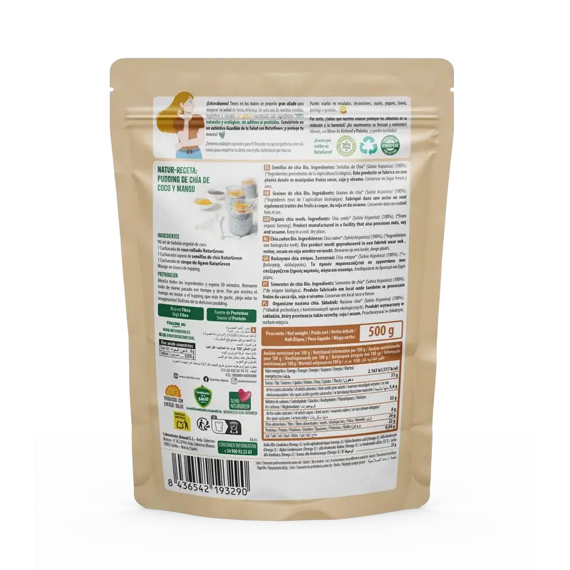 NaturGreen Graines de Chia 500 g