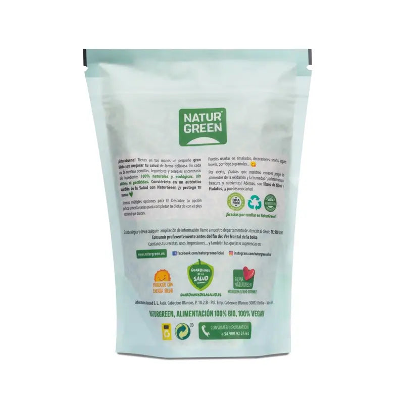 Naturgreen Graines de Chanvre Bio, 400 g