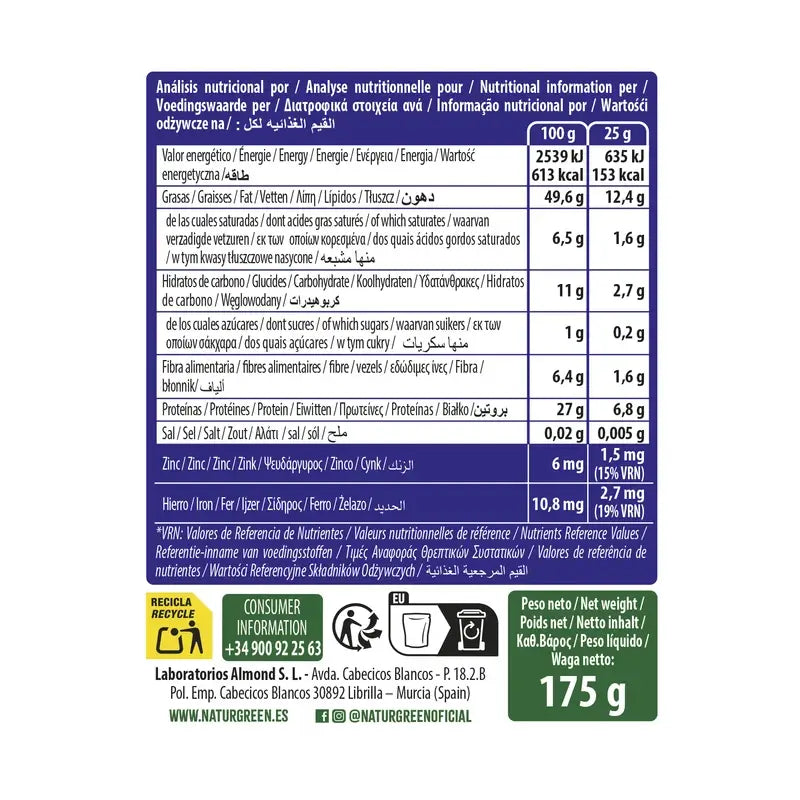 Naturgreen Organic Graines pour le système immunitaire, 175 grammes