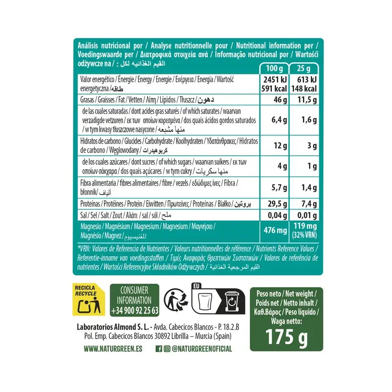 Naturgreen Organic Graines Pour Vos Muscles, 175 grammes