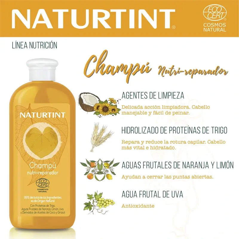Naturtint Natural Repair Shampooing Nourrissant 330 Ml
