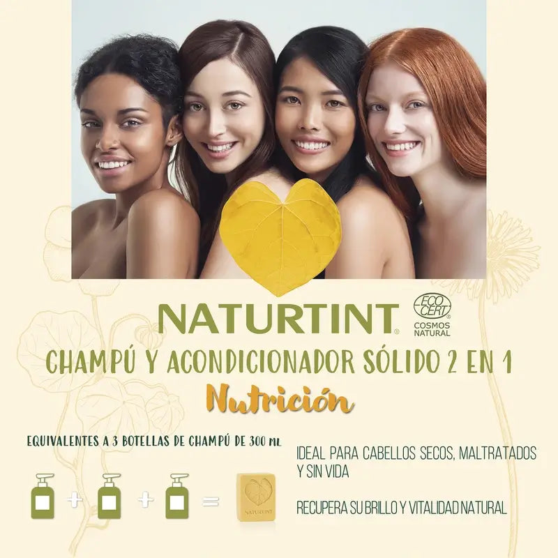 Naturtint Natural Shampooing solide nourrissant 330Ml