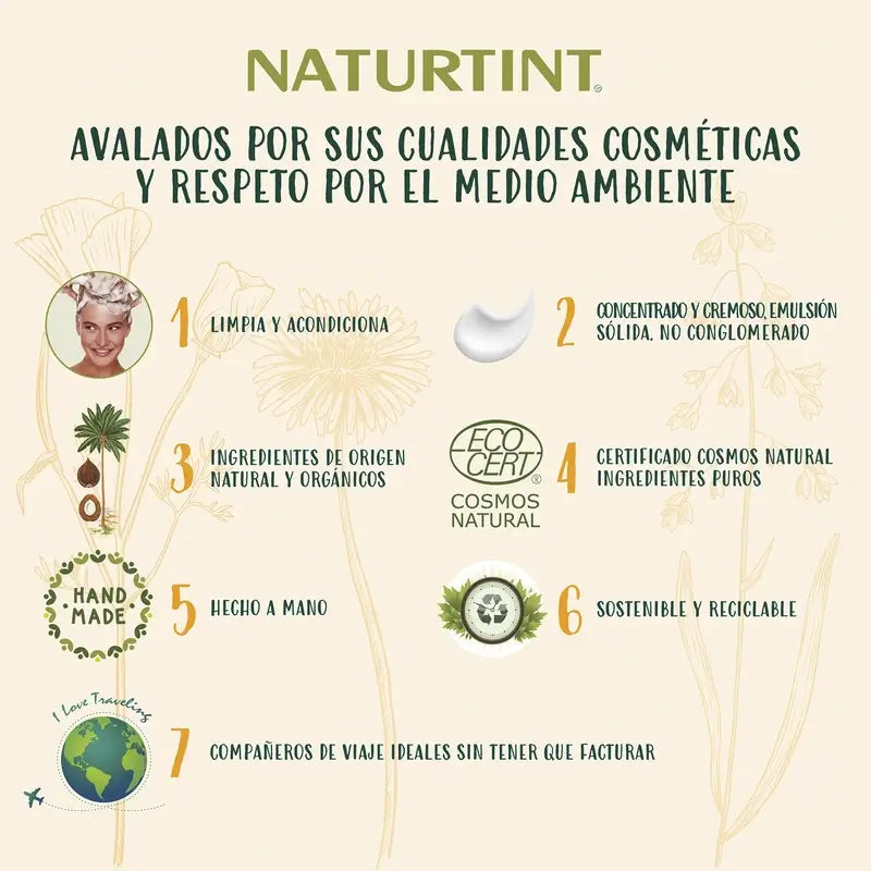 Naturtint Natural Shampooing solide nourrissant 330Ml