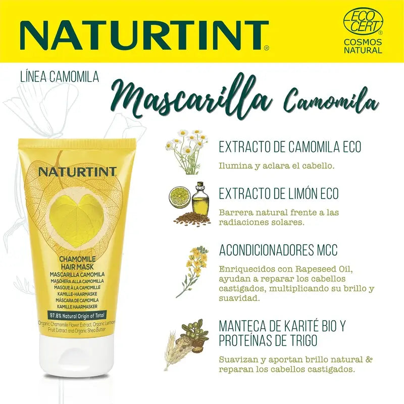 Naturtint Masque naturel à la camomille 150 Ml