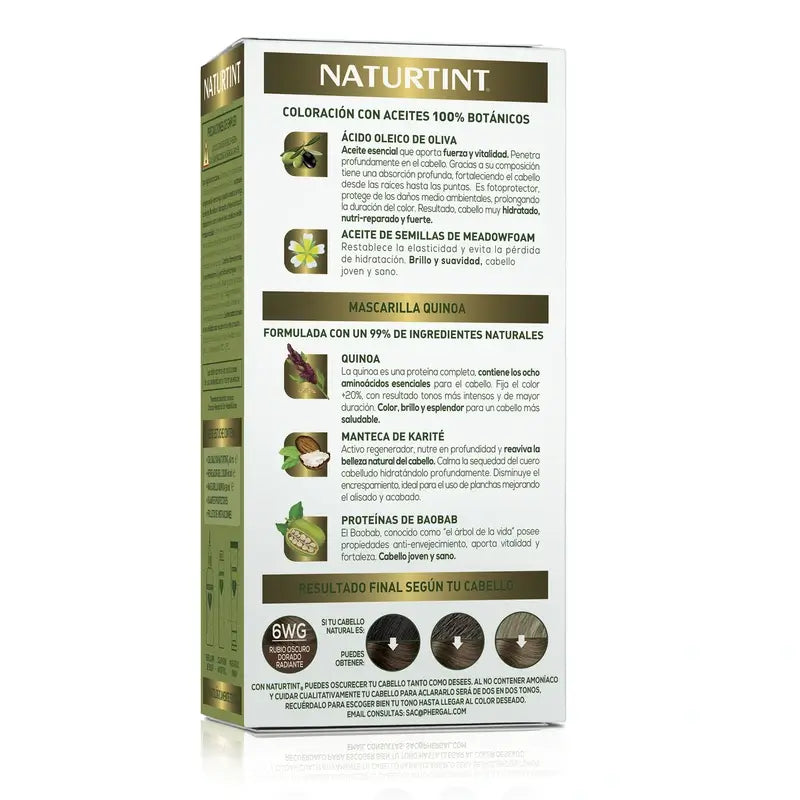 Naturtint Coloration permanente Coloration permanente sans ammoniaque 6Wg - Radiant Golden Dark Blonde