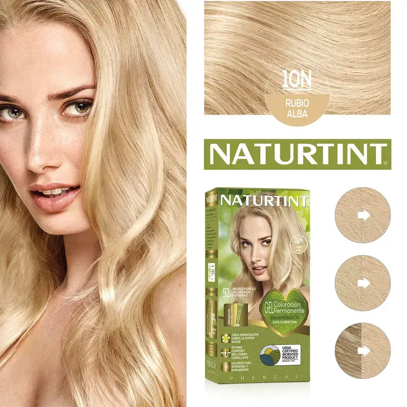 Naturtint Colorant permanent sans ammoniaque 10N - Blonde Alba