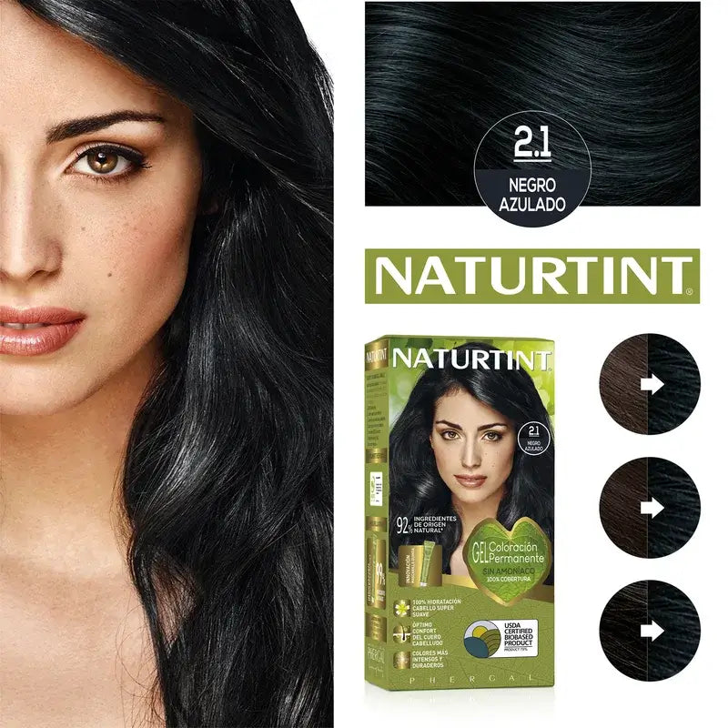 Naturtint Colorant permanent sans ammoniaque 2.1 - Bleu Noir